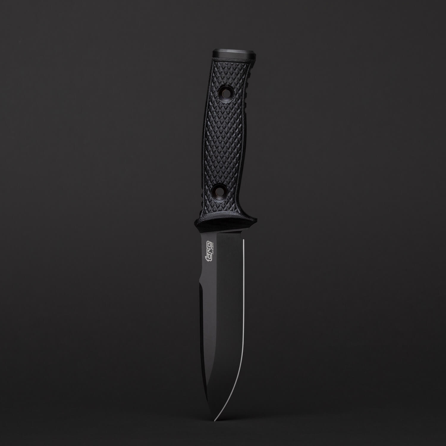 Mille Cuori Black - Vanadis 4 Extra steel blade with BCM handle, 132mm blade length