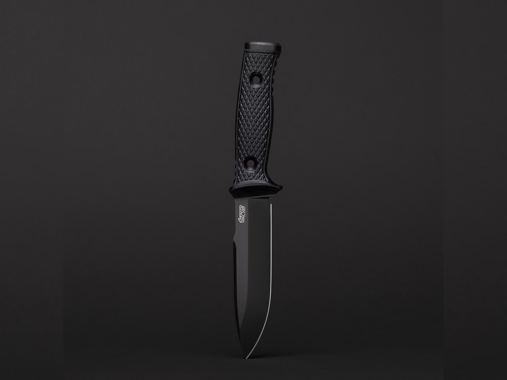 Mille Cuori Black - Vanadis 4 Extra steel blade with BCM handle, 132mm blade length