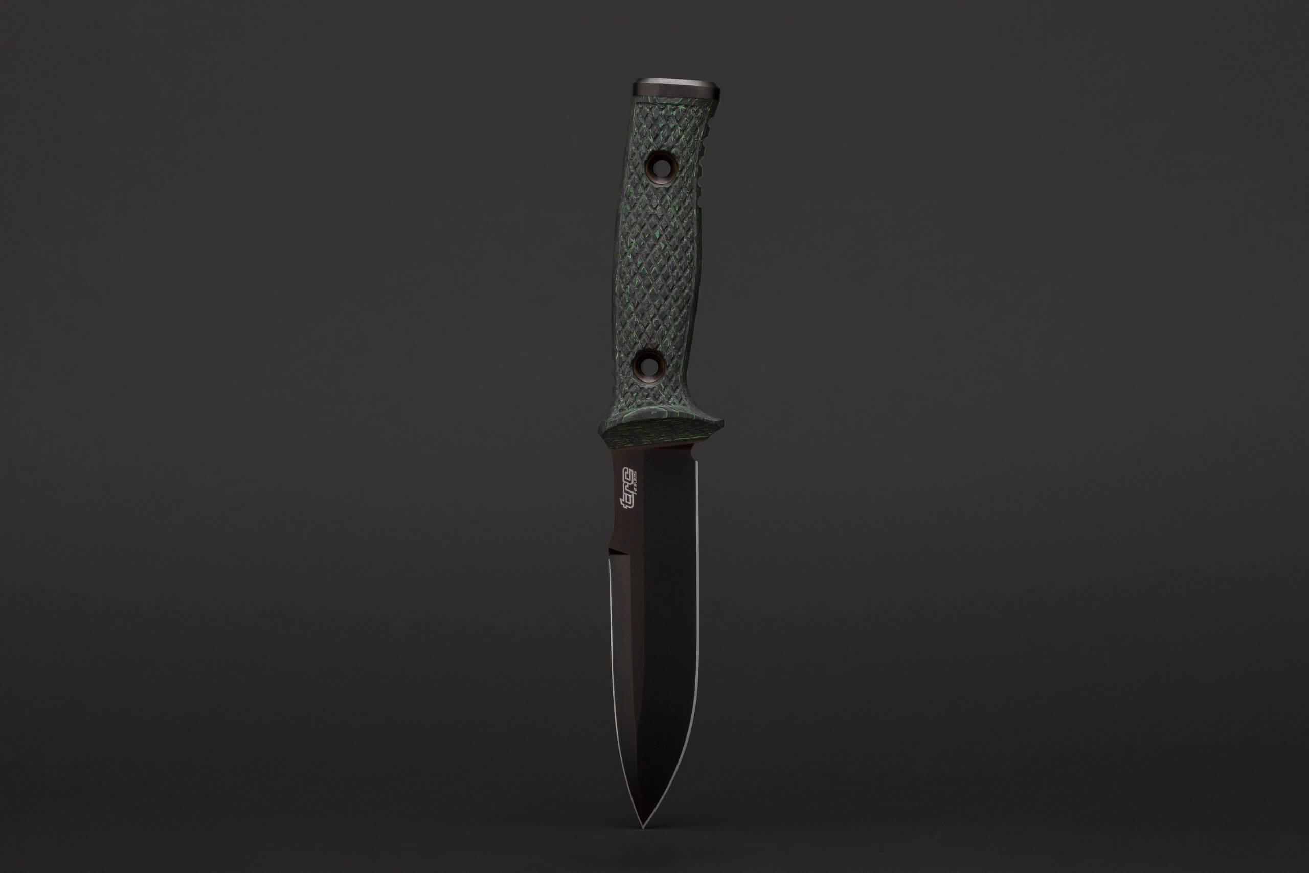 Mille Cuori Signature Series - Vanadis 4 Extra steel blade with Jungle Wear Carbon handle, 132mm blade length