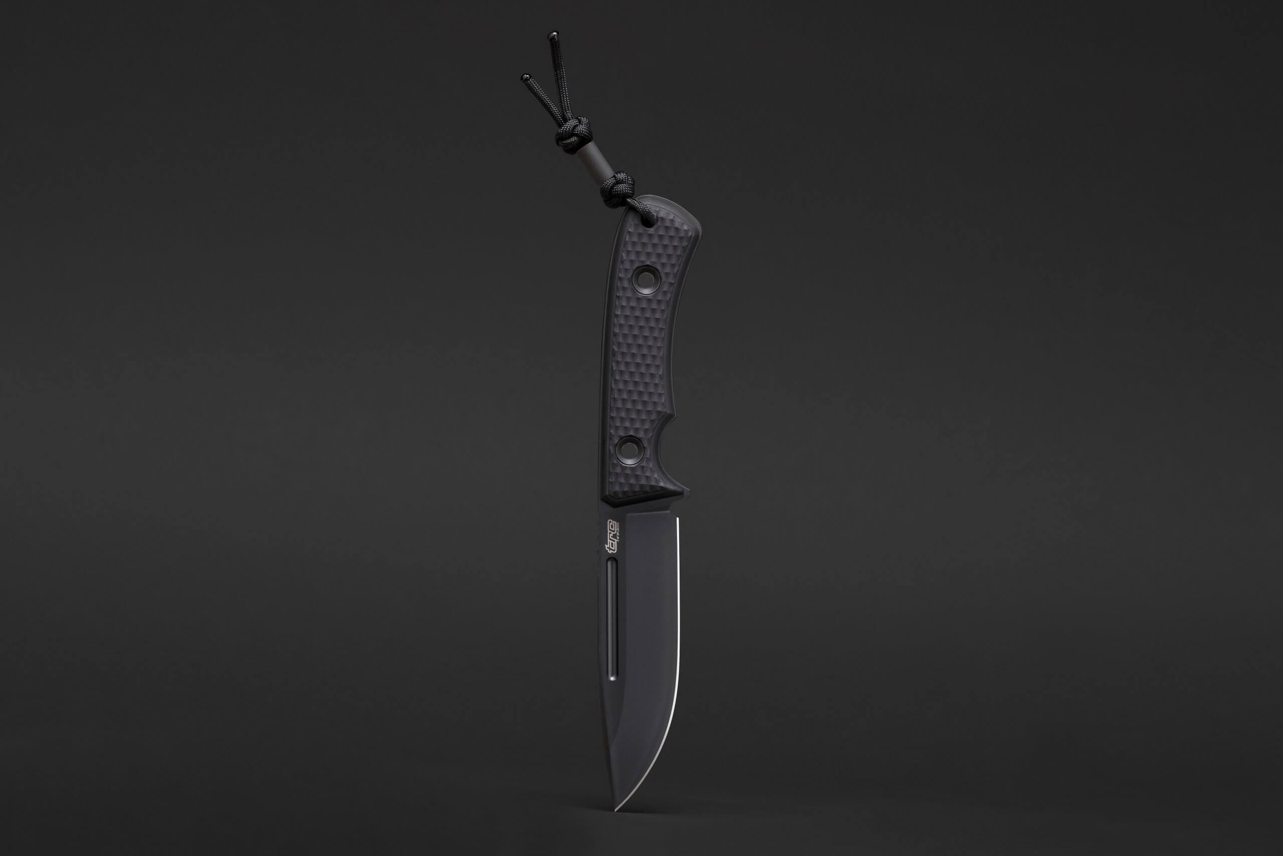 SOUTH POLE DLC - Vanadis 4 Extra steel blade with Black G-10 handle, 115mm blade length