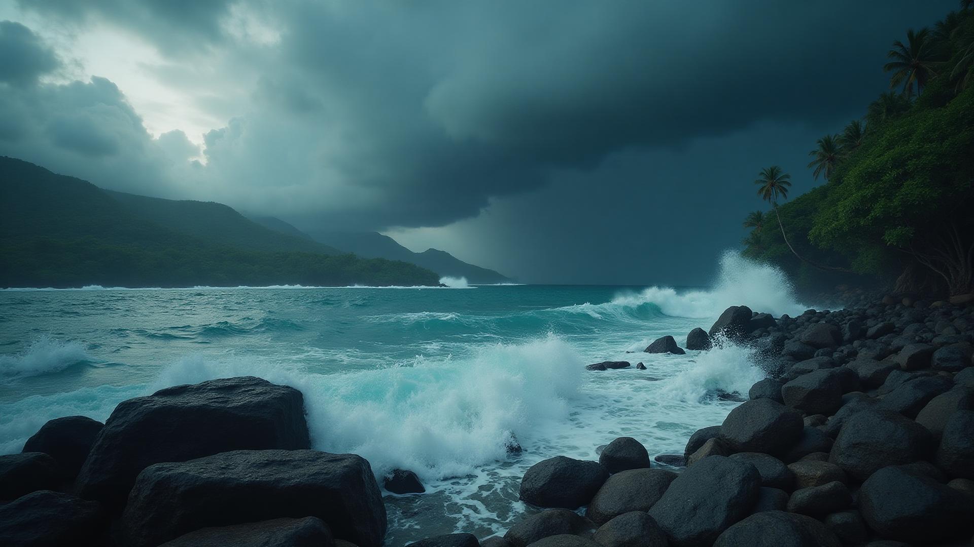 APOCALYPSE series tactical knife on epic background showcasing Lithuanian craftsmanship