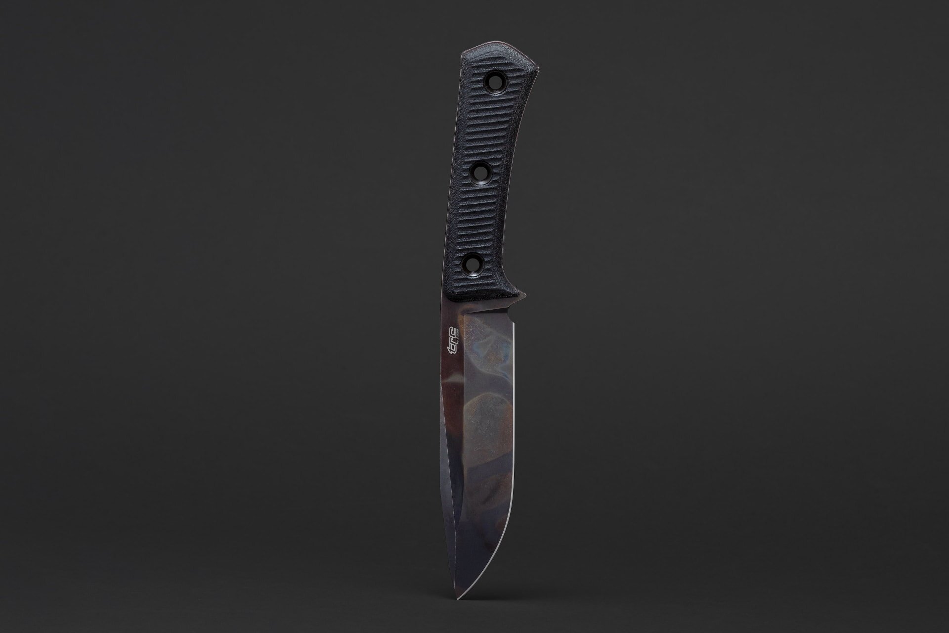 APOCALYPSE PRIME POST APOCALYPTIC - Elmax steel blade with Black Canvas Micarta handle, 140mm blade length